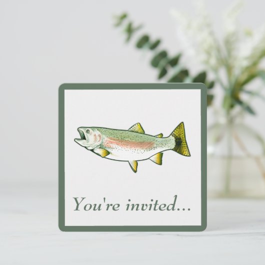 Pensioenpartij: forel kaart (Staand voorkant)