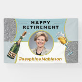 Pensioenpartij fotodecoraties spandoek (Horizontaal)