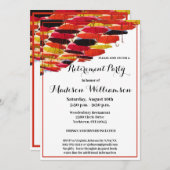 Pensioenpartij Fun Flying Umbrellas Kaart (Voorkant / Achterkant)