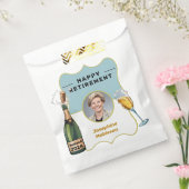 Pensioenpartij, functie verlaten bedankzakje (Gezegeld)