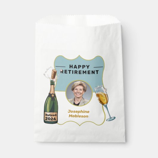 Pensioenpartij, functie verlaten bedankzakje (Voorkant)