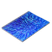 Pensioenpartij gastboek, blauwe Abstracte Floral Notitieboek (Linkerzijde)