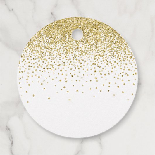 Pensioenpartij Gold Black ballonnen Bedankjes Labels (Achterkant)