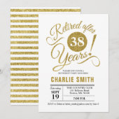 Pensioenpartij - Gold White Kaart (Voorkant / Achterkant)