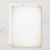 Pensioenpartij - Gold White Retro Kaart (Achterkant)