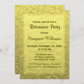 Pensioenpartij | Golden Ticket Kaart (Voorkant / Achterkant)