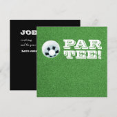 Pensioenpartij - Golfthema - PAR-T-SHIRT! Kaart (Voorkant / Achterkant)