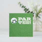 Pensioenpartij - Golfthema - PAR-T-SHIRT! Kaart (Staand voorkant)