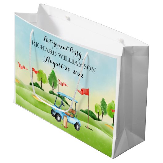 Pensioenpartij Groot Cadeauzakje (Voorkant Gekanteld)