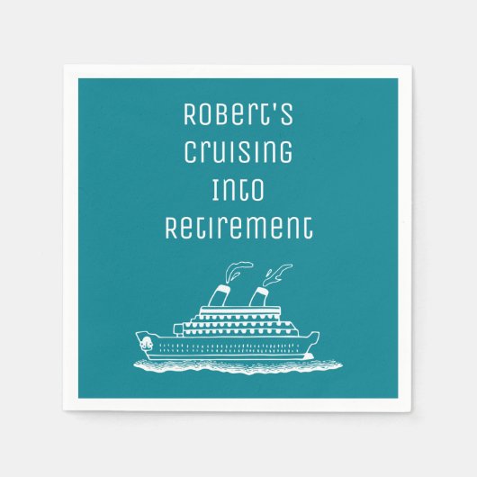 Pensioenpartij in servet (Voorkant)