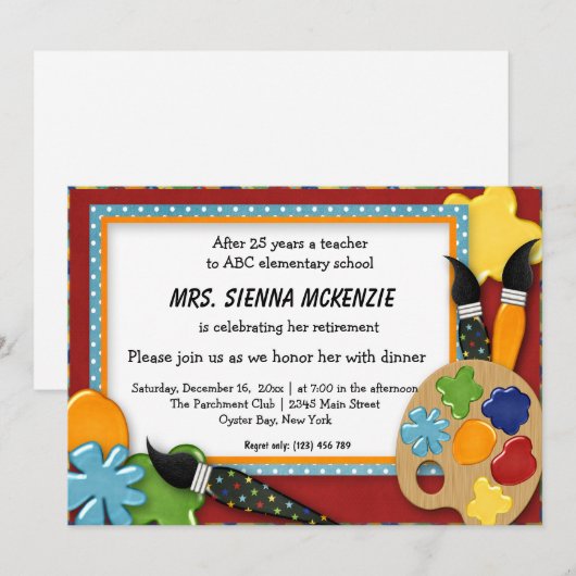 Pensioenpartij Kaart (Voorkant / Achterkant)