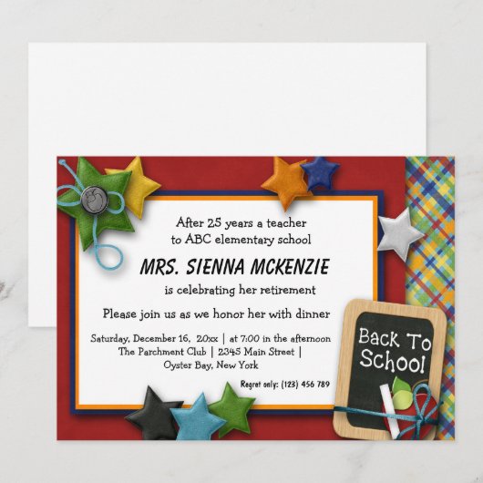 Pensioenpartij Kaart (Voorkant / Achterkant)