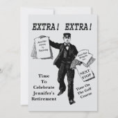 Pensioenpartij  krant Extra Extra Kaart (Voorkant)