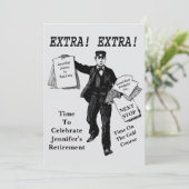 Pensioenpartij krant Extra Extra Kaart (Staand voorkant)