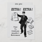 Pensioenpartij krant Extra Extra Kaart (Voorkant / Achterkant)