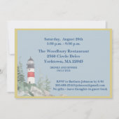 Pensioenpartij Kustvuurtoren Water Aankondiging (Achterkant)