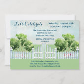 Pensioenpartij Land platteland Rustisch Kaart (Achterkant)