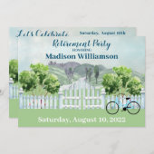 Pensioenpartij Land platteland Rustisch Kaart (Voorkant / Achterkant)