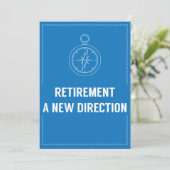 Pensioenpartij Moderne doorstroomrichting Kaart (Staand voorkant)