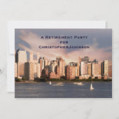 Pensioenpartij, NYC Manhattan Skyline, naam; Kaart (Voorkant)