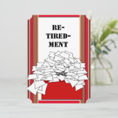 Pensioenpartij of aankondiging (Staand voorkant)