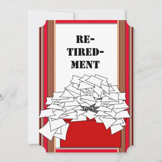 Pensioenpartij of aankondiging (Voorkant)