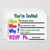 Pensioenpartij of aankondiging (Achterkant)