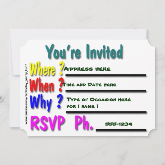 Pensioenpartij of aankondiging (Achterkant)