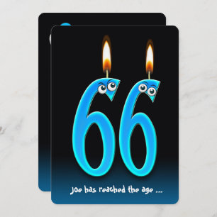 Pensioenpartij op 66-jarige leeftijd Uitnodiging