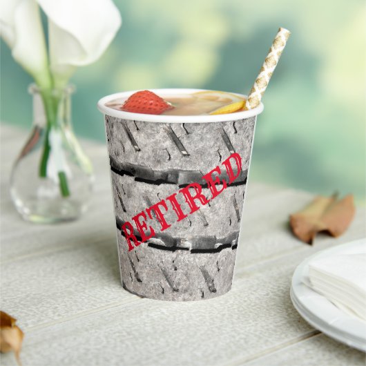 Pensioenpartij Papieren bekers aanpassen (Insitu)