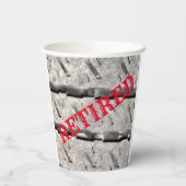 Pensioenpartij Papieren bekers aanpassen (Achterkant)