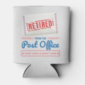 Pensioenpartij postpostale werknemers in ruste blikjeskoeler (Voorkant)