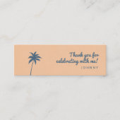 Pensioenpartij QR-code Social Media Card Mini Visitekaartje (Voorkant)