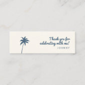 Pensioenpartij QR-code Social Media Card Mini Visitekaartje (Voorkant)