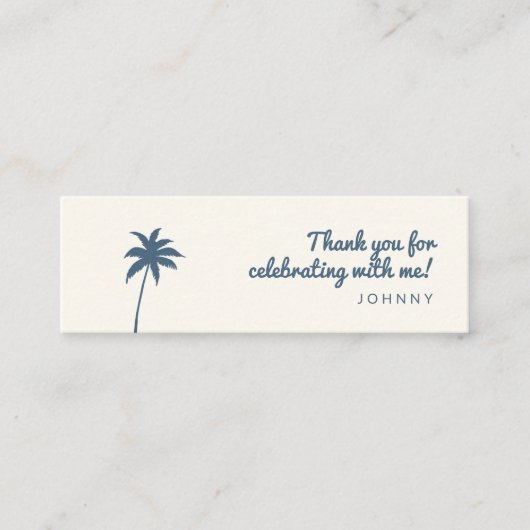 Pensioenpartij QR-code Social Media Card Mini Visitekaartje (Voorkant)