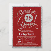 Pensioenpartij - Red Silver Kaart (Voorkant)