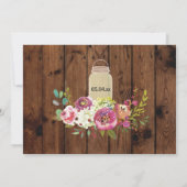 Pensioenpartij Rustic Jars Hood Floral Foto Kaart (Achterkant)
