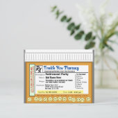 Pensioenpartij RX voor plezier Briefkaart (Staand voorkant)