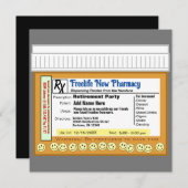 Pensioenpartij RX voor plezier Kaart (Voorkant / Achterkant)