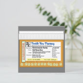 Pensioenpartij RX voor plezier Kaart (Staand voorkant)