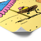 Pensioenpartij | Snoopy & Woodstock op het strand Poster (Hoek)