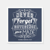 Pensioenpartij vergeet nooit servet (Voorkant)