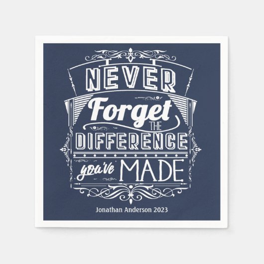 Pensioenpartij vergeet nooit servet (Voorkant)