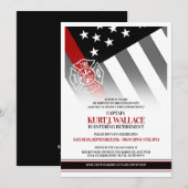 Pensioenpartij voor brandweerpersoneel kaart (Voorkant / Achterkant)