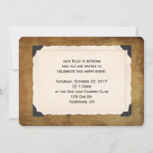 Pensioenpartij voor fotograaf kaart (Achterkant)