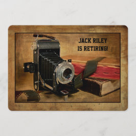 Pensioenpartij voor fotograaf kaart