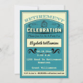 Pensioenpartij voor opnemende retiree kaart (Voorkant)