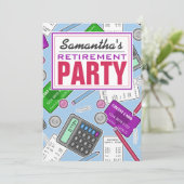 Pensioenpartij voor rekeninghouders kaart (Staand voorkant)