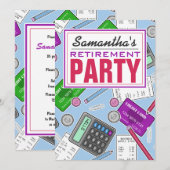 Pensioenpartij voor rekeninghouders kaart (Voorkant / Achterkant)