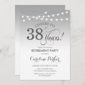 Pensioenpartij - Zilver White Kaart (Voorkant / Achterkant)